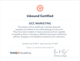 Inbound Certification by HubSpot